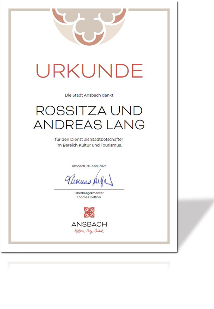 Botschafter der Stadt Ansbach